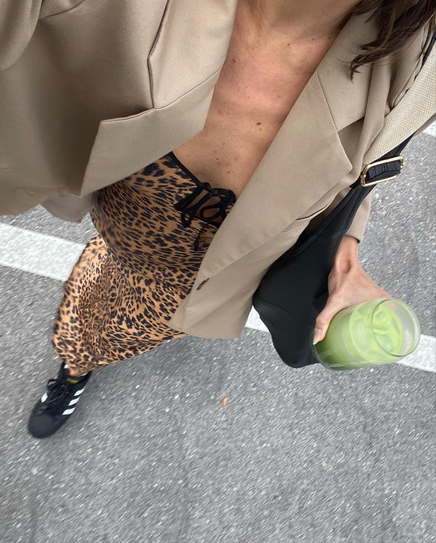 Robe leopard "Carène"