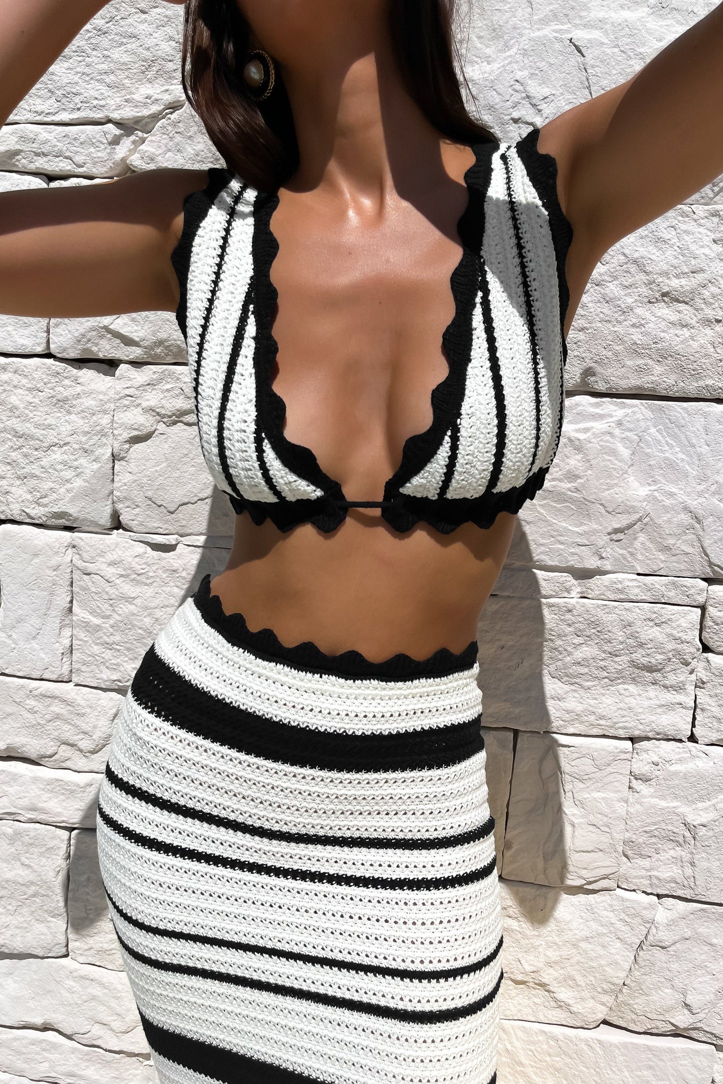 Ensemble deux pièces en crochet "Joyce"