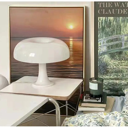 Lampe à poser designer à tête champignon