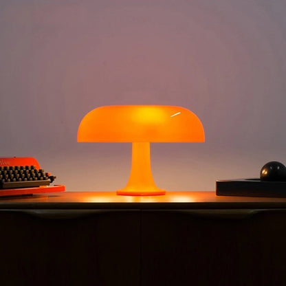 Lampe à poser designer à tête champignon