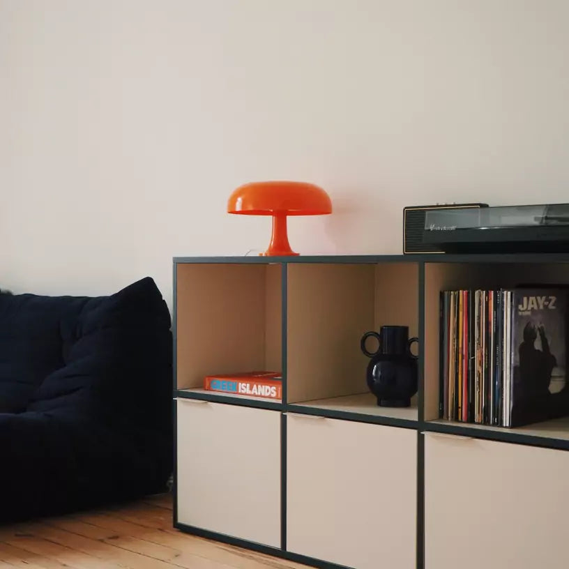 Lampe à poser designer à tête champignon