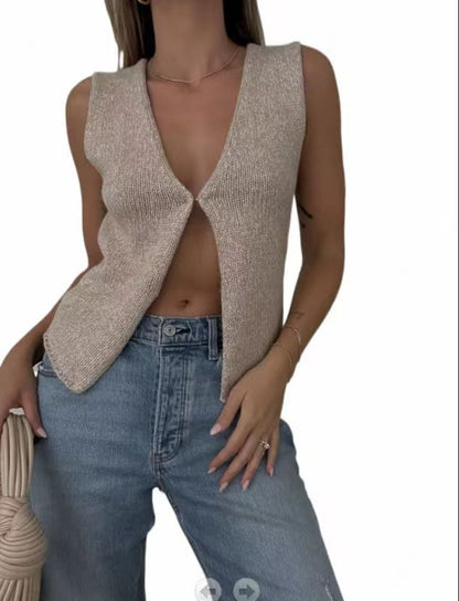Top gilet sans manches "Cassy"