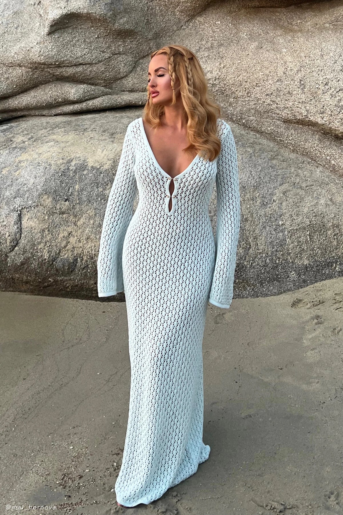 Robe maxi crochet "Kelly"