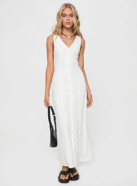 Robe longue en coton "Nina"