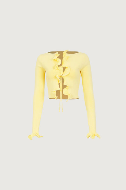 Top à volants style vintage - "Sofia"