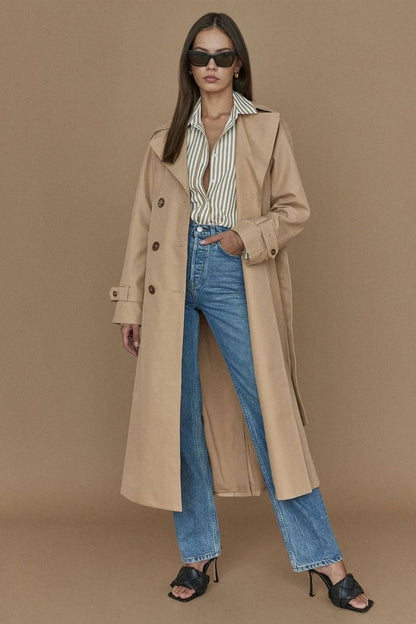 Trench boutonné "Clarisse"