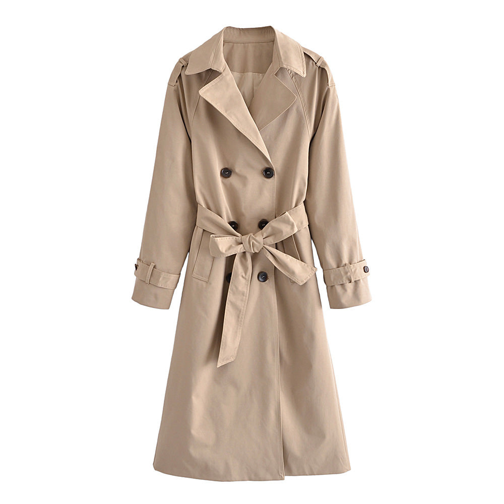 Trench boutonné "Clarisse"
