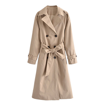 Trench boutonné "Clarisse"