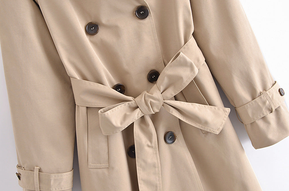 Trench boutonné "Clarisse"