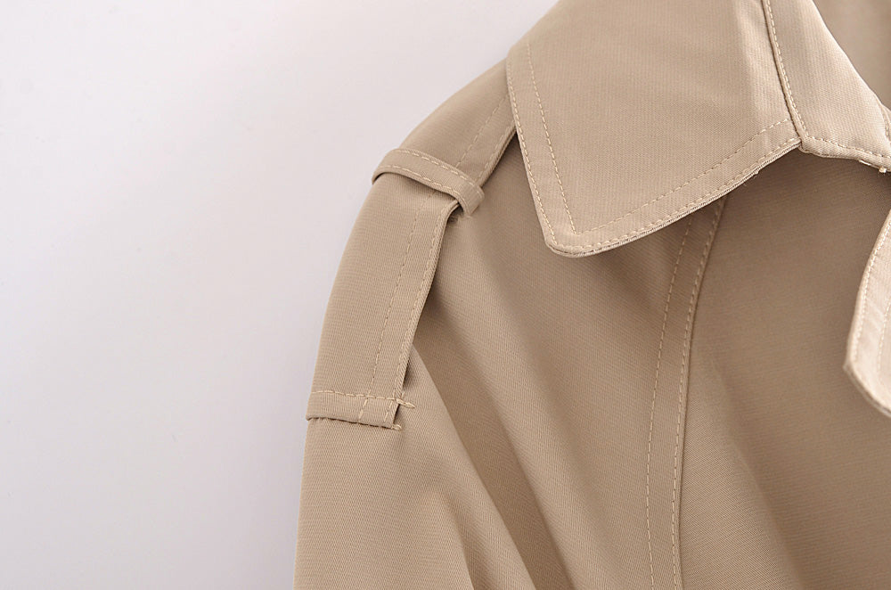Trench boutonné "Clarisse"
