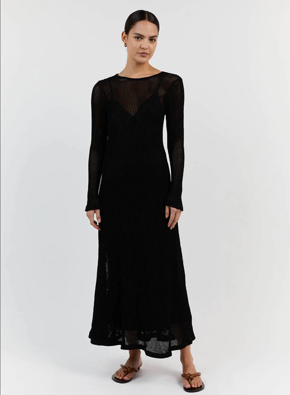 Robe longue maille "Elena" 2 coloris