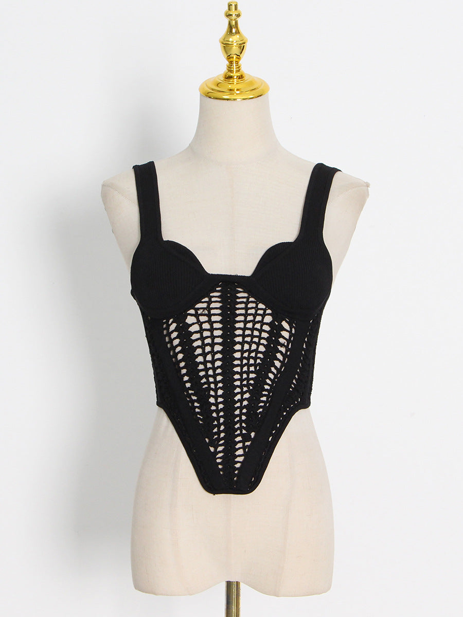 Top corsé "Lila" fait mains - 2 coloris