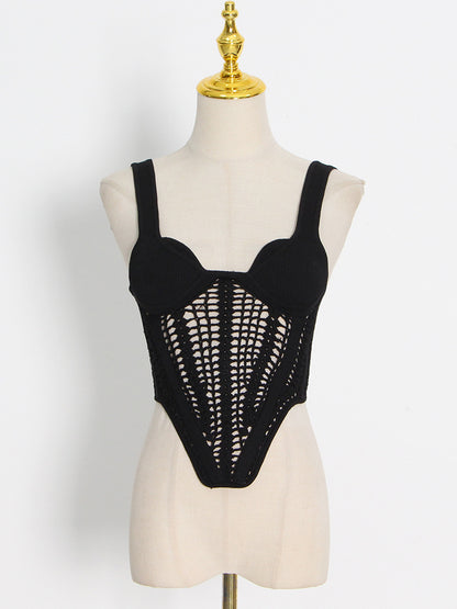 Top corsé "Lila" fait mains - 2 coloris