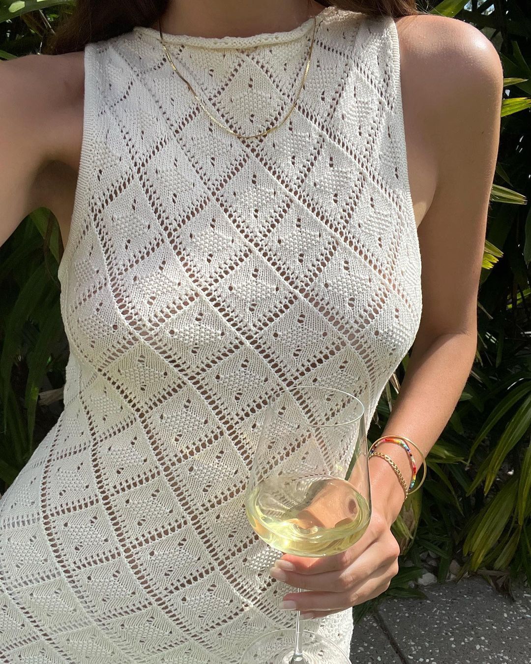 Robe longue crochet "Lauren"