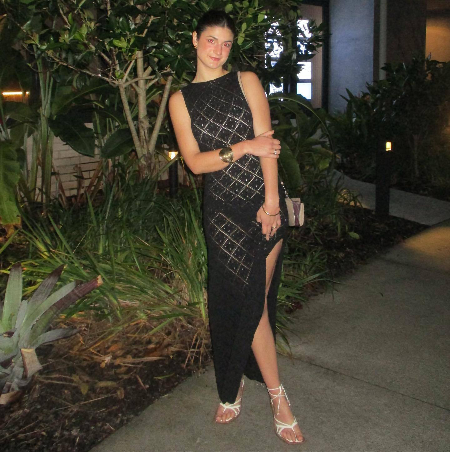 Robe longue crochet "Lauren"