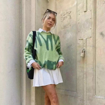 Pull tie and dye  "Céline" 4 coloris
