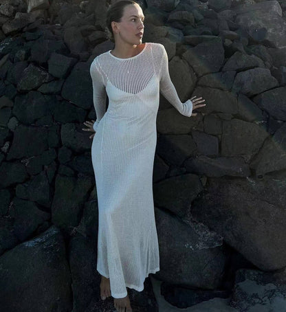Robe longue maille "Elena" 2 coloris