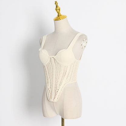 Top corsé "Lila" fait mains - 2 coloris