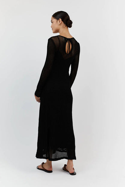 Robe longue maille "Elena" 2 coloris