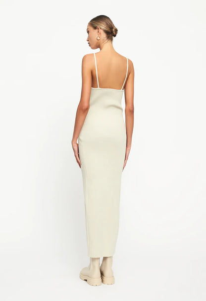Robe longue maille côtelée "Charlotte"