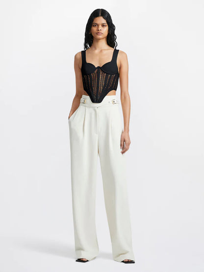 Top corsé "Lila" fait mains - 2 coloris