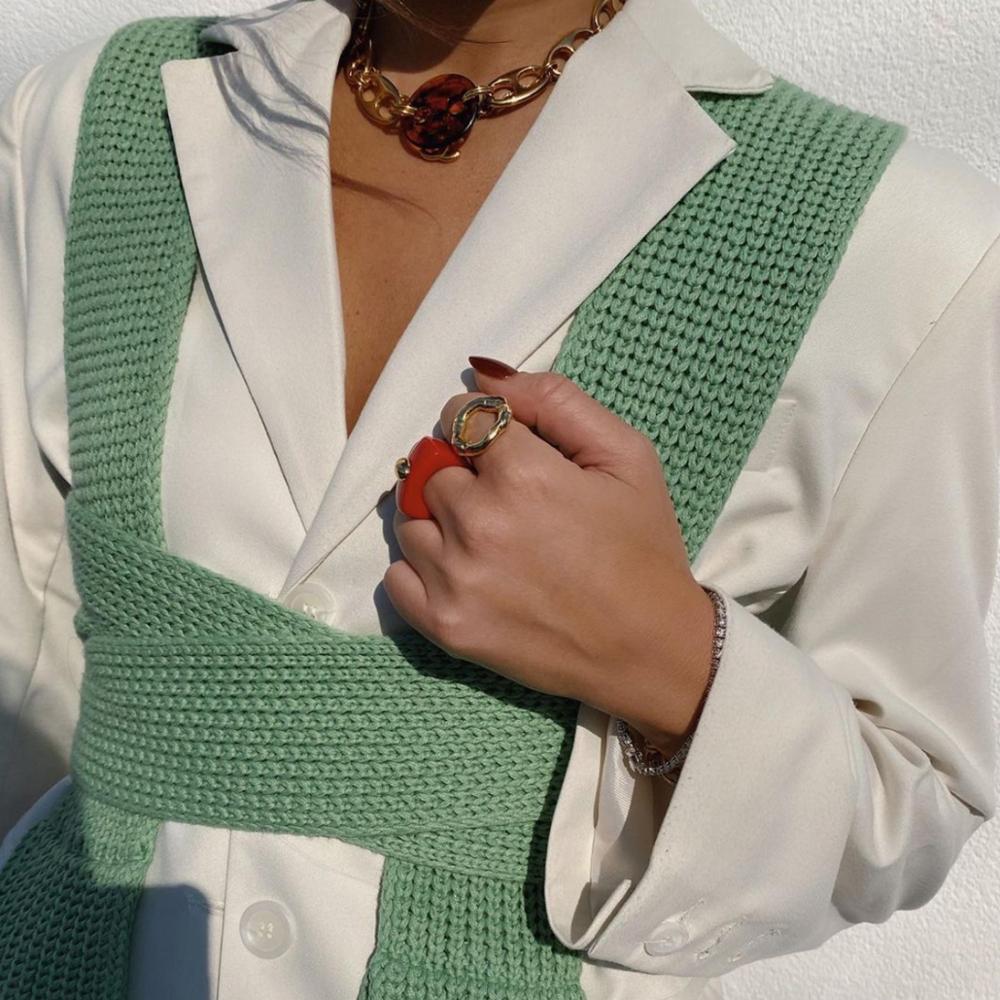 "Yana" asymmetrical top 5 colors